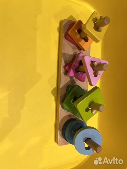 Деревянный сортер ключики