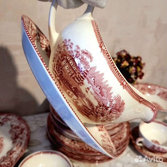 Английская винтажная посуда Сервиз tonquin