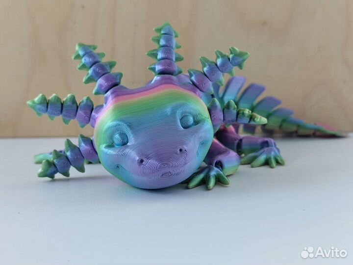 Аксолотль.Подвижные игрушки. Аквариум