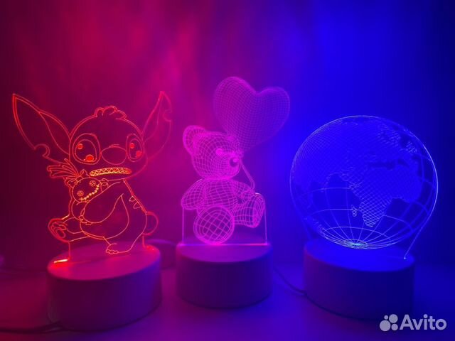 Светильник-ночник на подставке