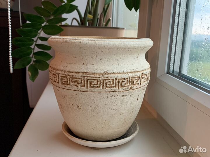 Керамические горшки для цветов бу