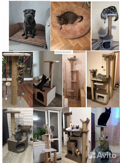 Домик и игровой комплекс для любых пород кошек