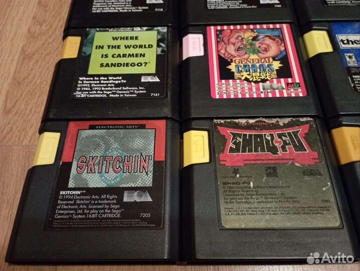 Катриджи sega лицензия
