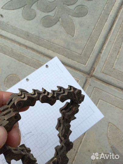 Цепь с зубьями для шипорезного станка