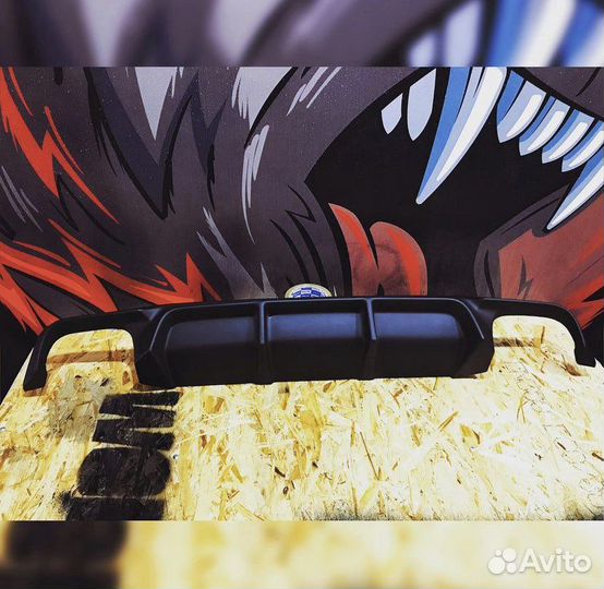 Задний диффузор bmw e39
