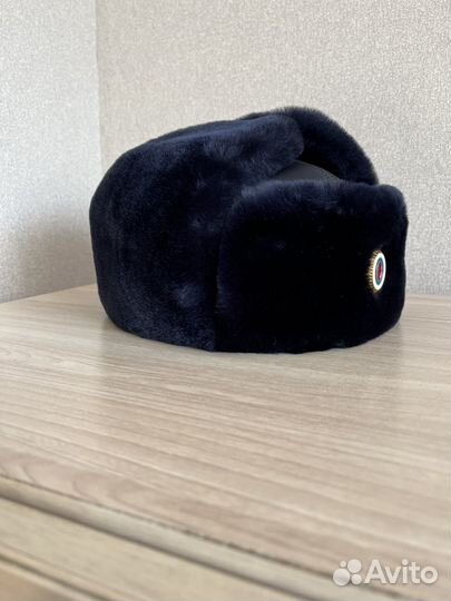 Шапка-ушанка меховая для сотрудников овд РФ