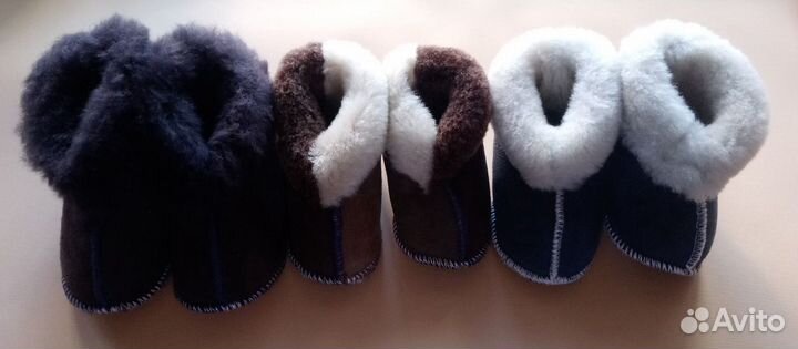 Чуни из натурального меха
