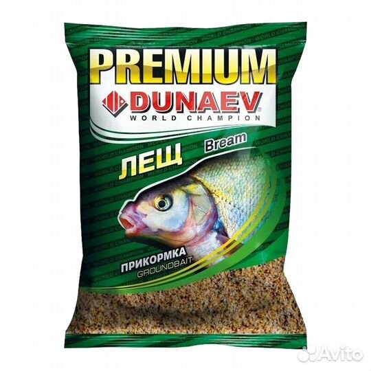 Прикормка dunaev Premium молотая на летнюю рыбалку