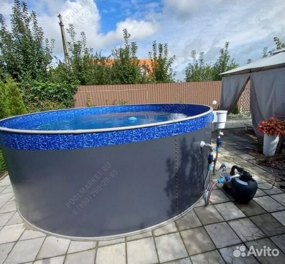 Морозоустойчивый бассейн лагуна 3.5/1.25