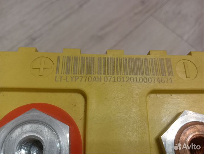 Аккумуляторы lifepo4 770Ач новые