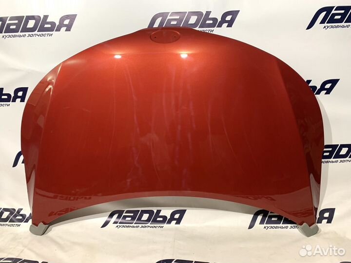 Капот Kia Rio(11-17) Красный (TDY)