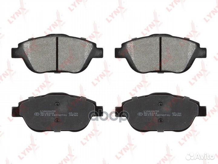 Колодки тормозные дисковые перед citroen C3