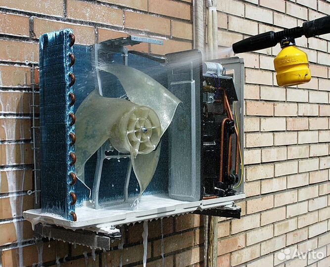 Обслуживание чистка и заправка,ремонт кондиционеро