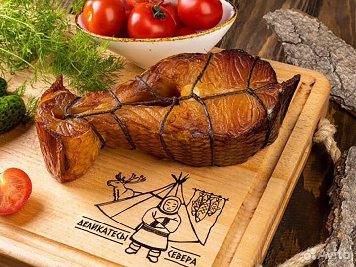 Стейки из лососевых пород рыб холодного копчения