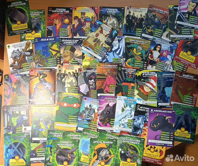 Карточки Черепашки ниндзя