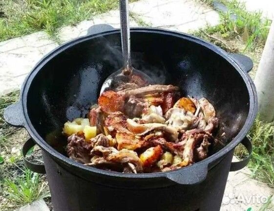 Казан чугунный узбекский