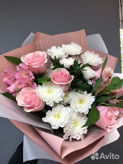 Живые цветы букеты