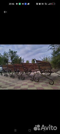 Кованые лавочки