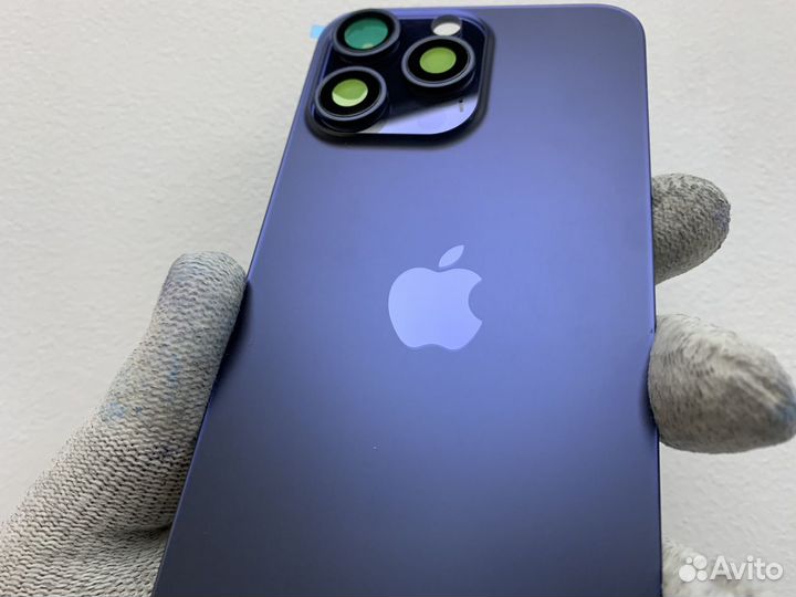 Задняя панель iPhone 15 Pro Max Blue (HQ)