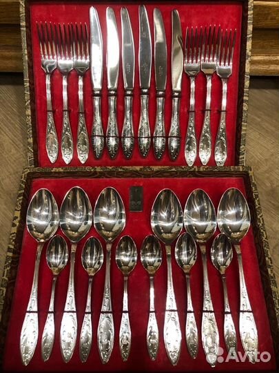 Набор столовых приборов мельхиор Олимпиада