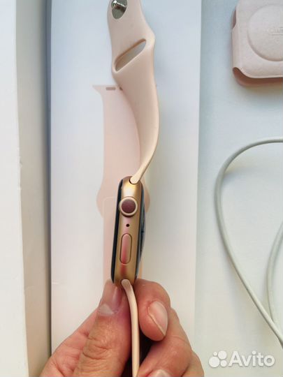 Часы apple watch 6 44 mm rose gold