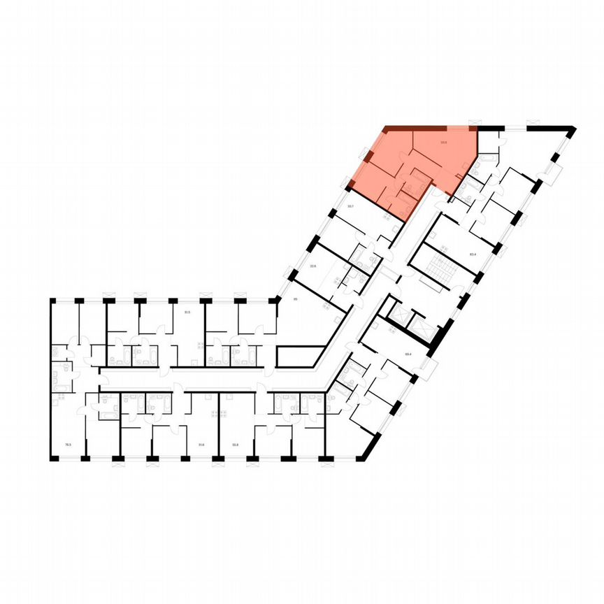 2-к. квартира, 59,8 м², 9/14 эт.