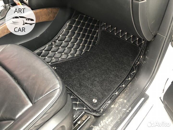 3D коврики из экокожи премиум класса