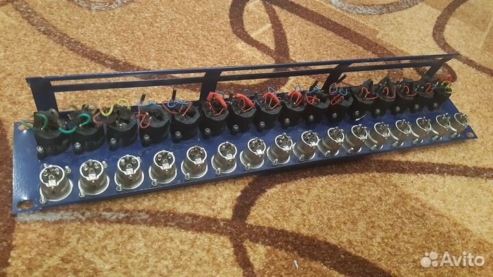 Патч панель XLR 2U