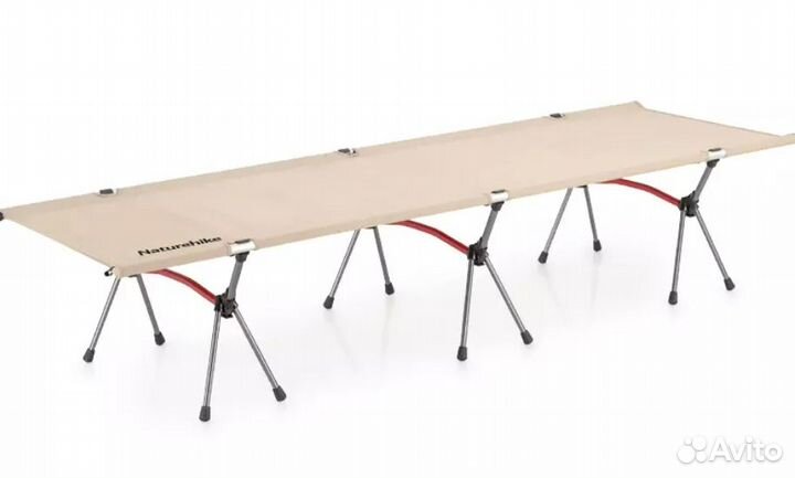 Раскладушка 190х65х38 см, до 120 кг, хаки