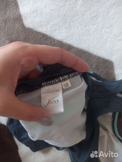 Купальник для девочки слитный 128