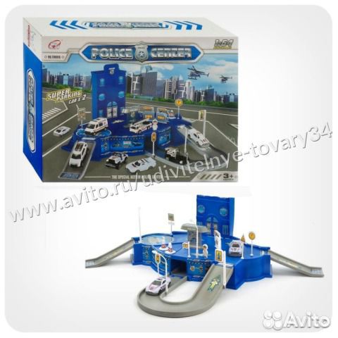 Парковка-гараж «Полиция» + 2 машинки