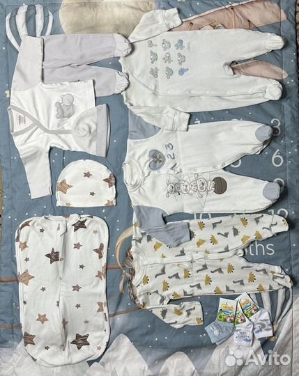 Одежда для новорожденных от 0 до 3 мес