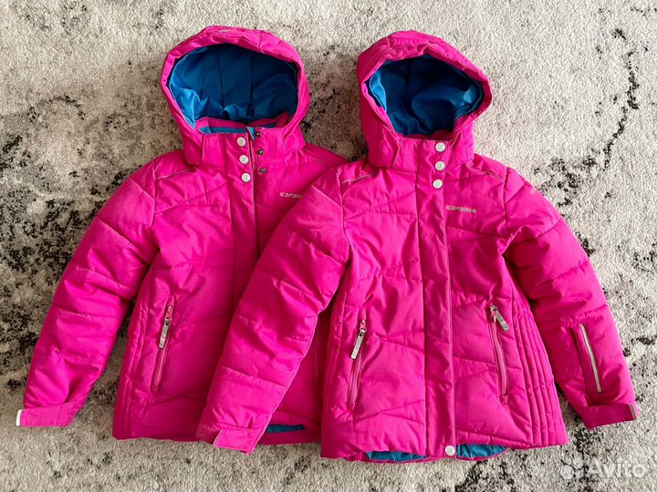 Куртки зимние для двойни 128