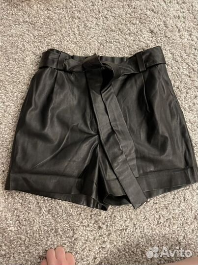 Кожаные Шорты