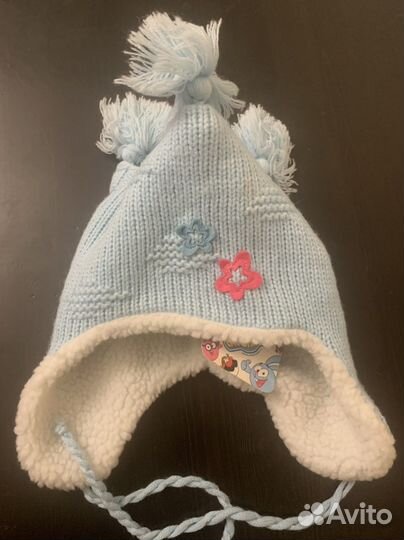 Шапка зимняя для девочки 48 50