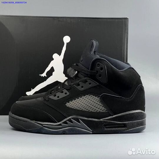 Кроссовки Nike Jordan 5 Black Cat (Арт.84390)