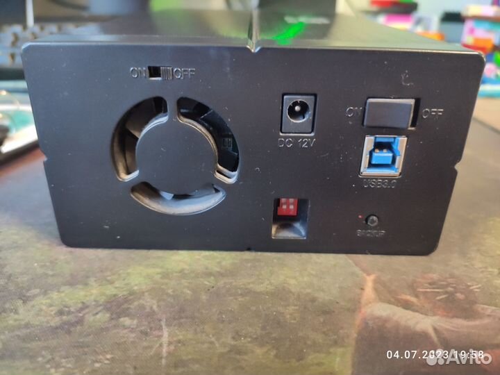 Внешний корпус для 2х HDD SATA 3.5 AgeStar 3U2B3A