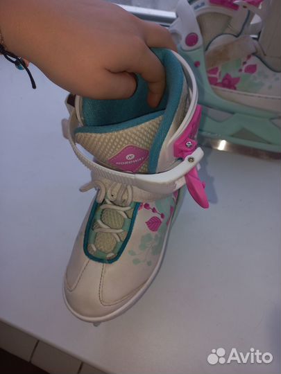 Коньки раздвижые ледовые Nordway 31-36