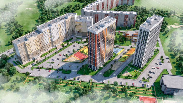 2-к. квартира, 55,4 м², 8/25 эт.