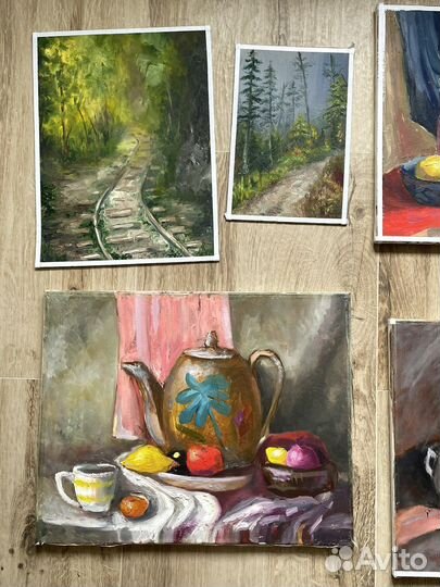 Картина маслом на холсте для интерьера