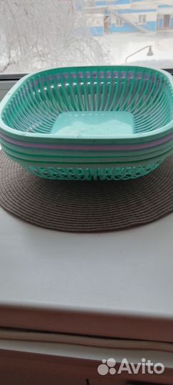 Корзинка пластиковая для продуктов цена за все