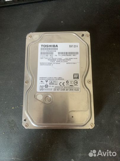 Жесткий диск 1 тб тошиба