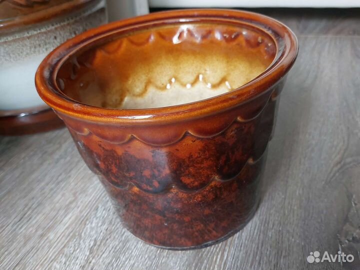 Керамические горшки для цветов бу