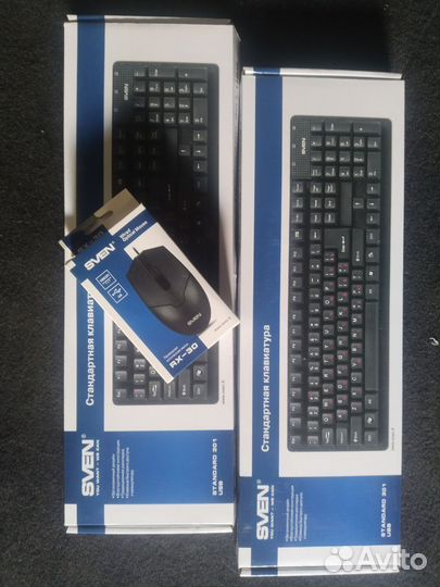 Клавиатура, мышь sven