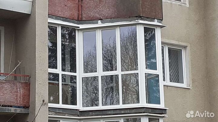 Лоджии, окна из пвх и алюминиевые, балконы