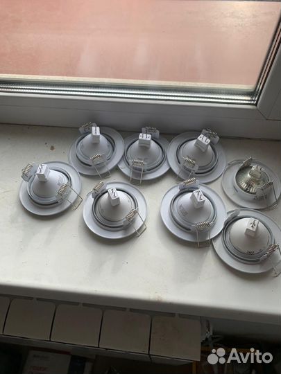 Точечные светильники б/у