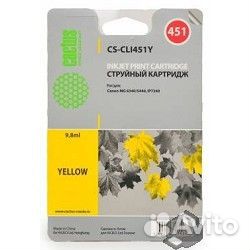 Cactus CLI-451Y Картридж струйный CS-CLI451Y желты