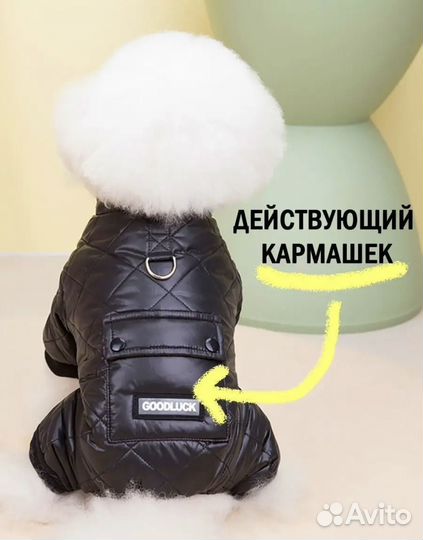 Куртка для маленькой собаки