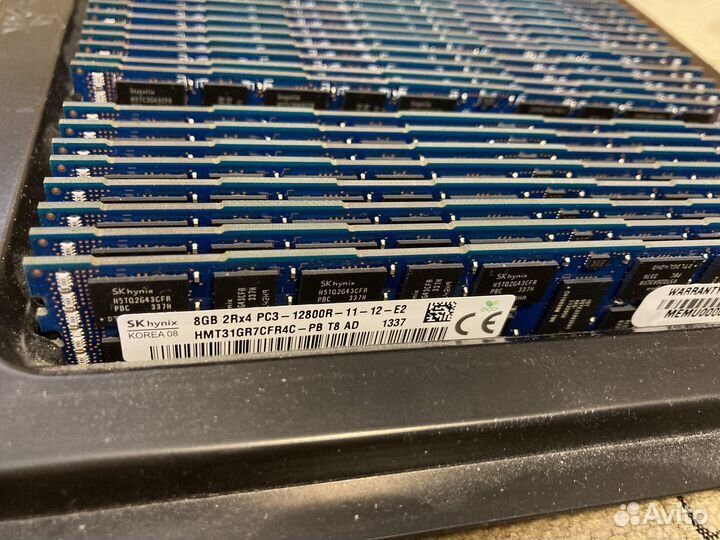 Память сервера 8Gb 36шт 288Gb PC3-12800R 2Rx4