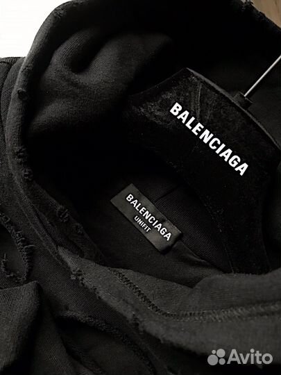 Худи толстовка balenciaga destroyed